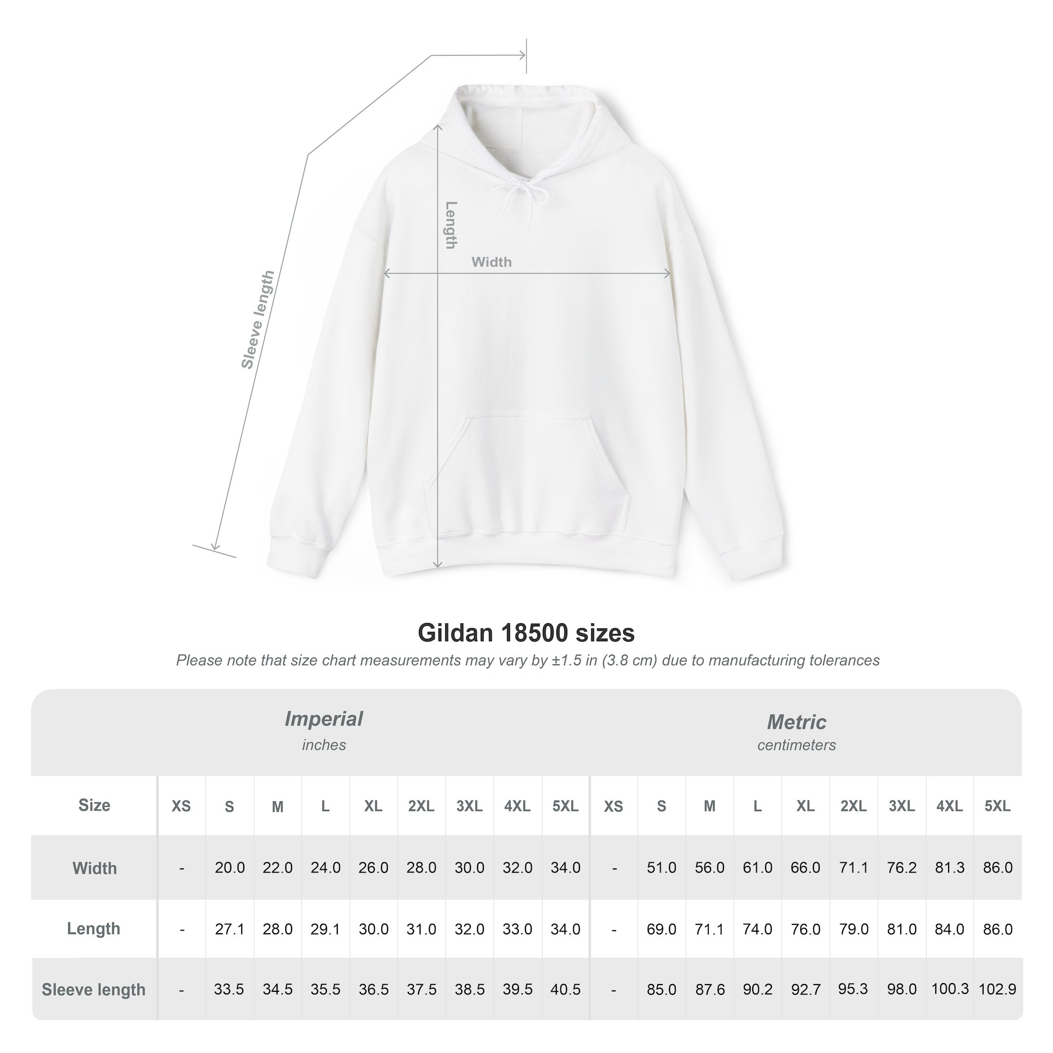 Pullover Hoodie - Small Colour logo - Image 6