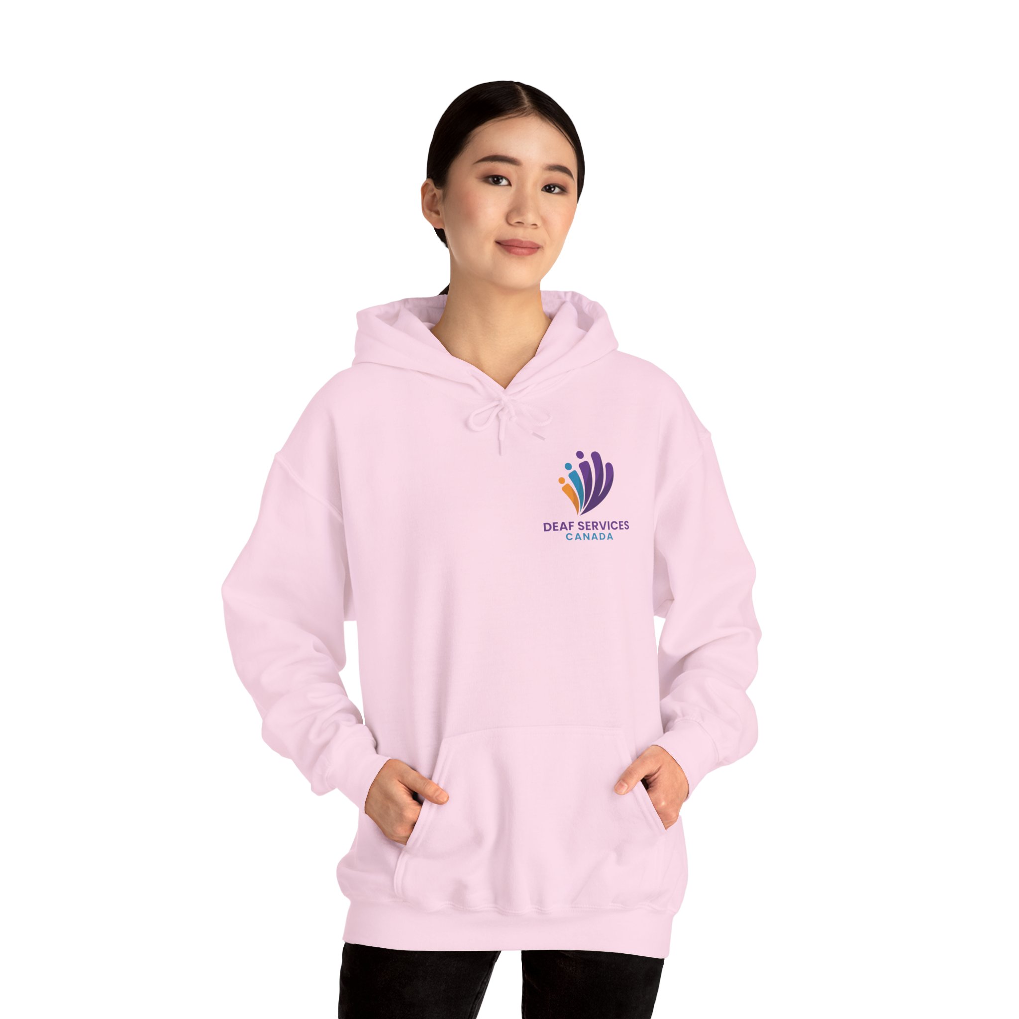Pullover Hoodie - Small Colour logo - Image 16