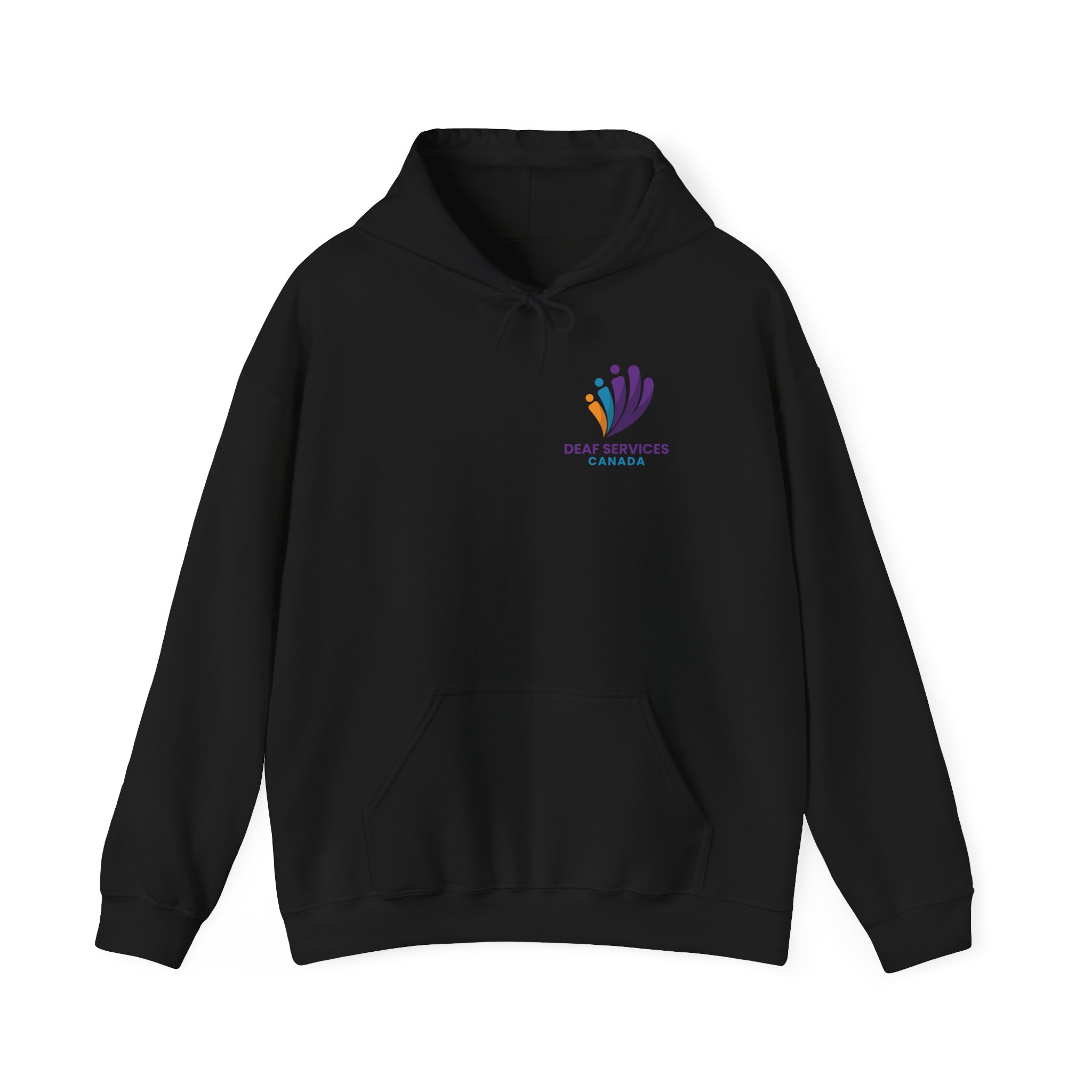 Pullover Hoodie - Small Colour logo - Image 4