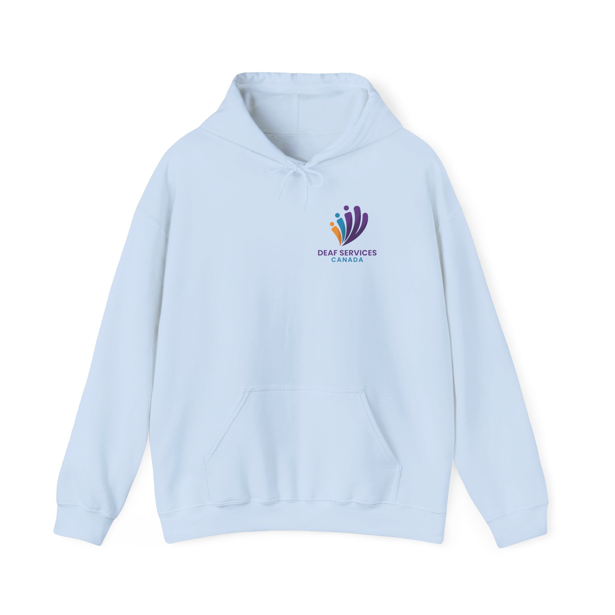 Pullover Hoodie - Small Colour logo - Image 11