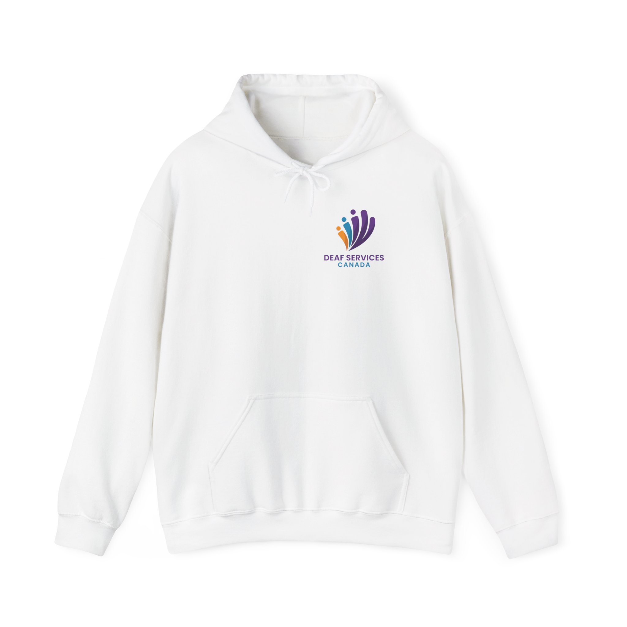 Pullover Hoodie - Small Colour logo - Image 8